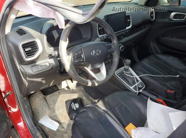 KMHRC8A3XRU331627 2024 HYUNDAI VENUE Red Widok deski rozdzielczej
