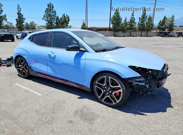 KMHT36AH1NU012262 2022 HYUNDAI VELOSTER Blue Delantero derecho