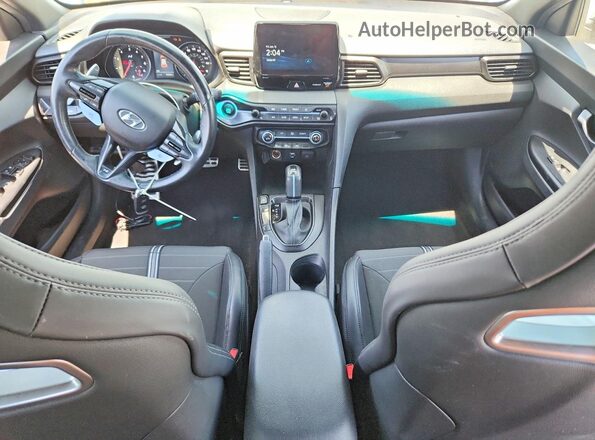 KMHT36AH1NU012262 2022 HYUNDAI VELOSTER Blue Vista del salpicadero