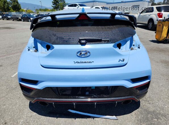 KMHT36AH1NU012262 2022 HYUNDAI VELOSTER Blue Vista trasera