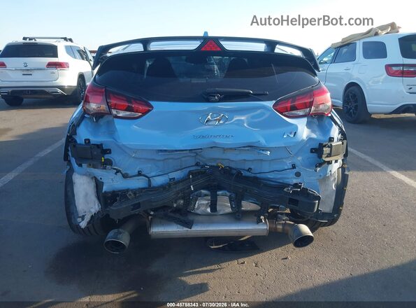 KMHT36AH1NU015274 2022 HYUNDAI VELOSTER N Blue Դիմացի տեսք