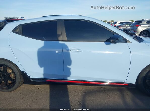 KMHT36AH1NU015274 2022 HYUNDAI VELOSTER N Blue Սալոնի 360 աստիճան տեսք