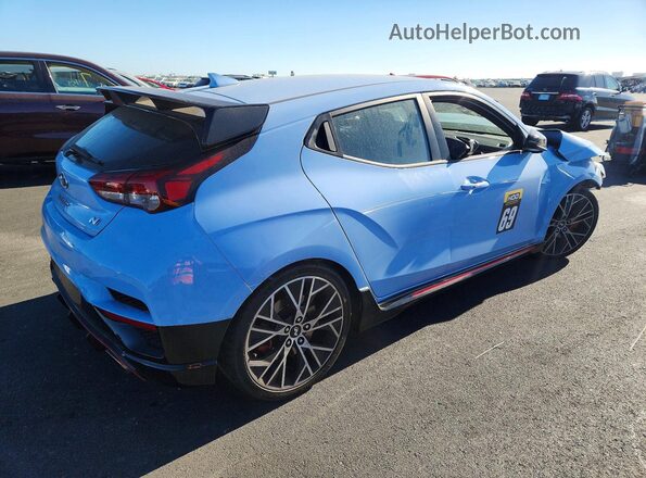 KMHT36AH2LU004779 2020 HYUNDAI VELOSTER Blue Trasero derecho