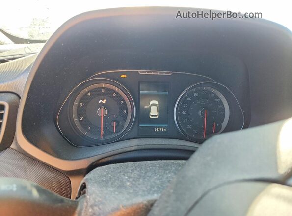 KMHT36AH2LU004779 2020 HYUNDAI VELOSTER Blue Vista del cuadro de instrumentos