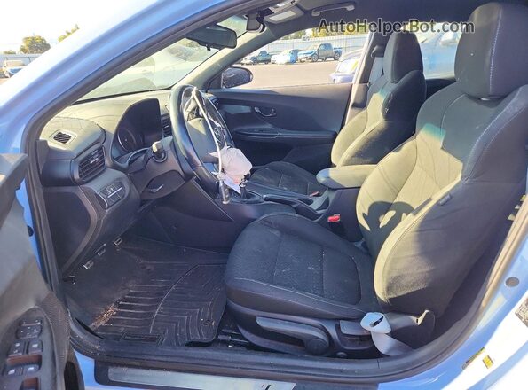 KMHT36AH2LU004779 2020 HYUNDAI VELOSTER Blue Vista interior delantera