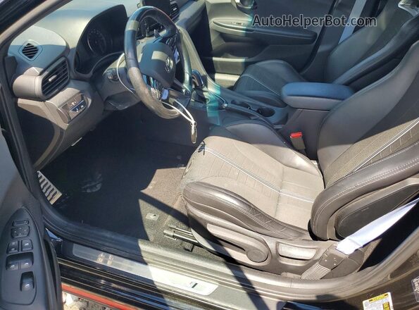 KMHT36AH2NU012691 2022 HYUNDAI VELOSTER Black Widok wnętrza z przodu