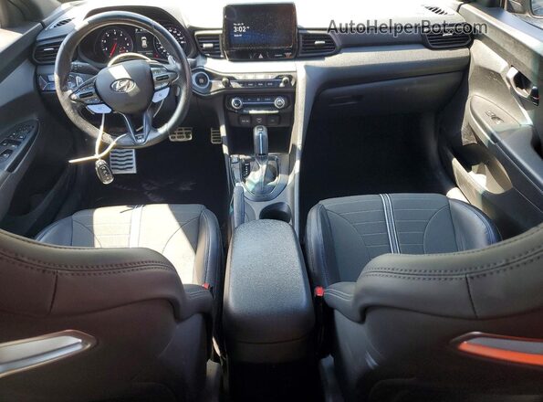 KMHT36AH2NU012691 2022 HYUNDAI VELOSTER Black Widok deski rozdzielczej
