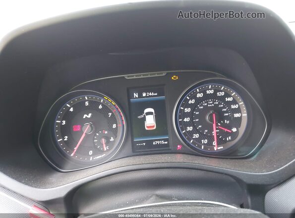 KMHT36AH3LU005083 2020 HYUNDAI VELOSTER N Красный Вид задних сидений