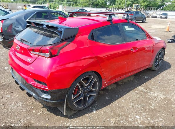 KMHT36AH3LU005083 2020 HYUNDAI VELOSTER N Красный Задняя правая четверть