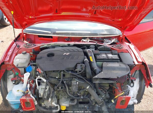 KMHT36AH3LU005083 2020 HYUNDAI VELOSTER N Красный Вид сзади