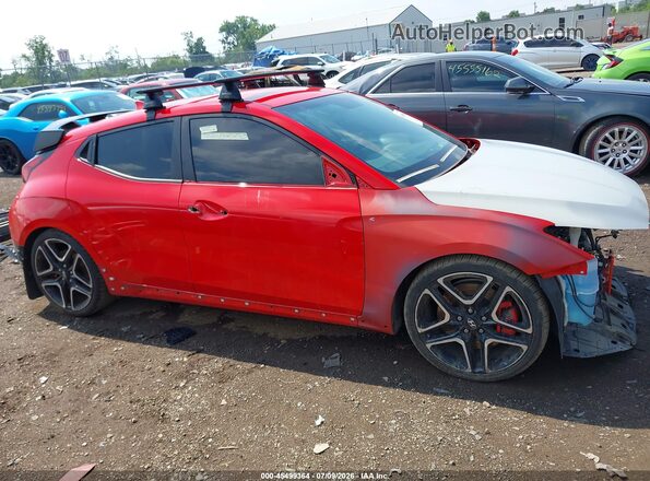 KMHT36AH3LU005083 2020 HYUNDAI VELOSTER N Красный Панорамный вид салона 360°