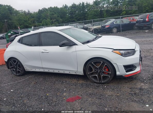 KMHT36AH4LU006601 2020 HYUNDAI VELOSTER N White Widok wnętrza z tyłu