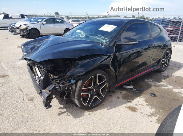 KMHT36AH5NU014094 2022 HYUNDAI VELOSTER N Черный Передняя левая четверть