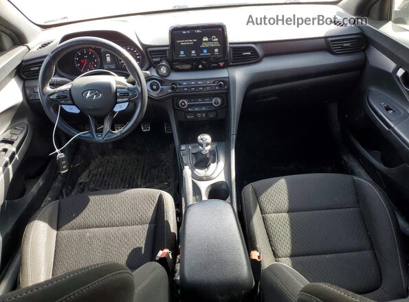 KMHT36AH6LU004929 2020 HYUNDAI VELOSTER White Widok deski rozdzielczej