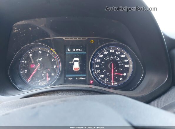 KMHT36AH6LU007328 2020 HYUNDAI VELOSTER N White Հետևի նստատեղերի տեսք
