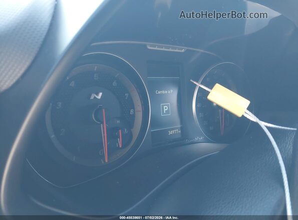 KMHT36AH6NU014105 2022 HYUNDAI VELOSTER N Red Հետևի նստատեղերի տեսք