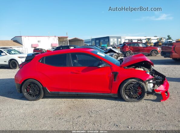KMHT36AH6NU014105 2022 HYUNDAI VELOSTER N Red Սալոնի հետևի տեսք