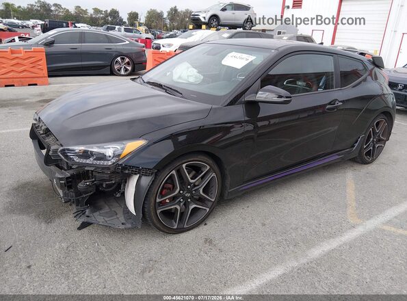 KMHT36AH7NU013951 2022 HYUNDAI VELOSTER N Black Передня ліва чверть
