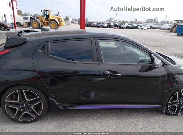 KMHT36AH7NU013951 2022 HYUNDAI VELOSTER N Black Вид задньої частини салону