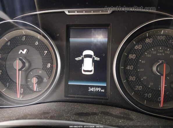 KMHT36AH7NU013951 2022 HYUNDAI VELOSTER N Black Вид задніх сидінь