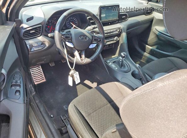 KMHT36AH8LU007797 2020 HYUNDAI VELOSTER Black წინა პანელის ხედი