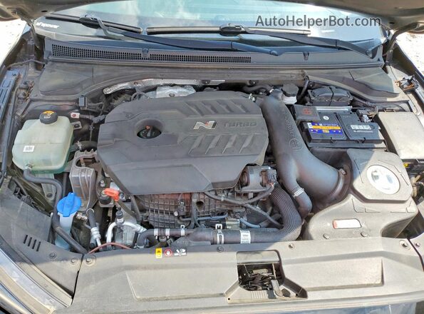 KMHT36AH8LU007797 2020 HYUNDAI VELOSTER Black უკანა სალონის ხედი