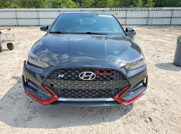 KMHT36AH8LU007797 2020 HYUNDAI VELOSTER Black წინა ხედი