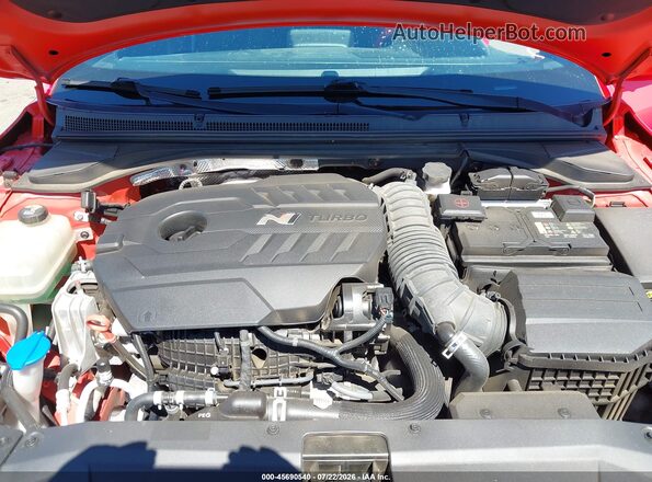 KMHT36AH8LU008318 2020 HYUNDAI VELOSTER N Red Հետևի տեսք