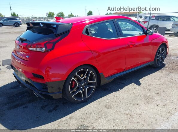KMHT36AH8LU008318 2020 HYUNDAI VELOSTER N Red Հետևի աջ