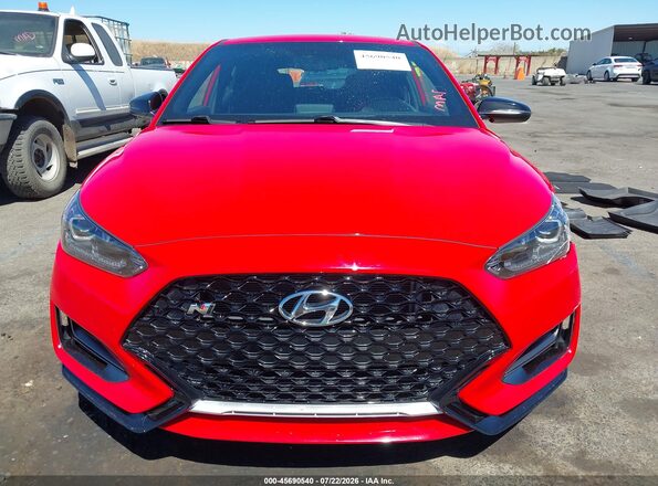 KMHT36AH8LU008318 2020 HYUNDAI VELOSTER N Red Սարքավորումների վահանակի տեսք