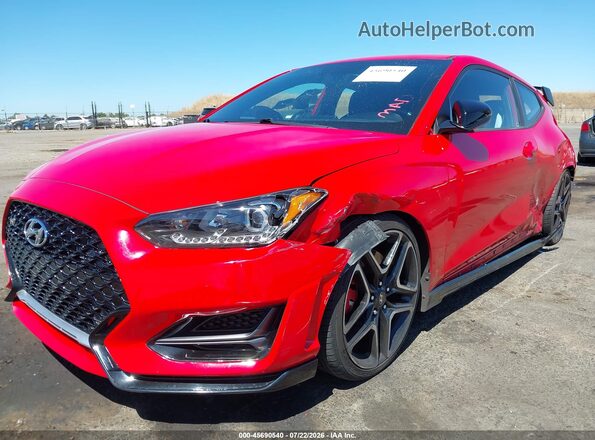 KMHT36AH8LU008318 2020 HYUNDAI VELOSTER N Red Դիմացի տեսք