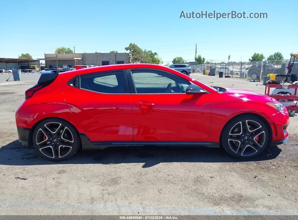 KMHT36AH8LU008318 2020 HYUNDAI VELOSTER N Red Սալոնի հետևի տեսք