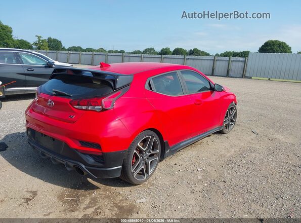 KMHT36AH9LU005752 2020 HYUNDAI VELOSTER N Красный Задняя правая четверть