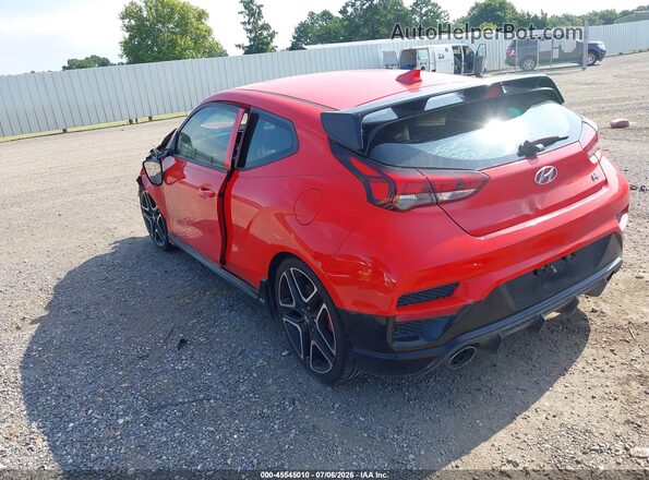 KMHT36AH9LU005752 2020 HYUNDAI VELOSTER N Красный Задняя левая четверть