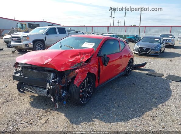 KMHT36AH9LU005752 2020 HYUNDAI VELOSTER N Красный Передняя левая четверть