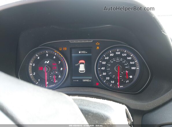 KMHT36AH9LU005752 2020 HYUNDAI VELOSTER N Красный Вид задних сидений