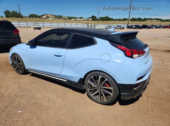KMHT36AHXKU003118 2019 HYUNDAI VELOSTER Blue Rear left