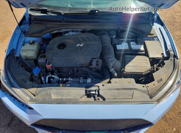 KMHT36AHXKU003118 2019 HYUNDAI VELOSTER Blue Rear interior view
