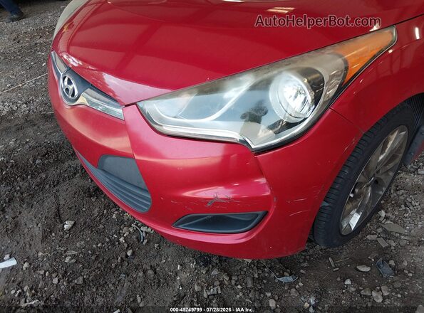 KMHTC6AD0GU285256 2016 HYUNDAI VELOSTER Red Դիմացի տեսք