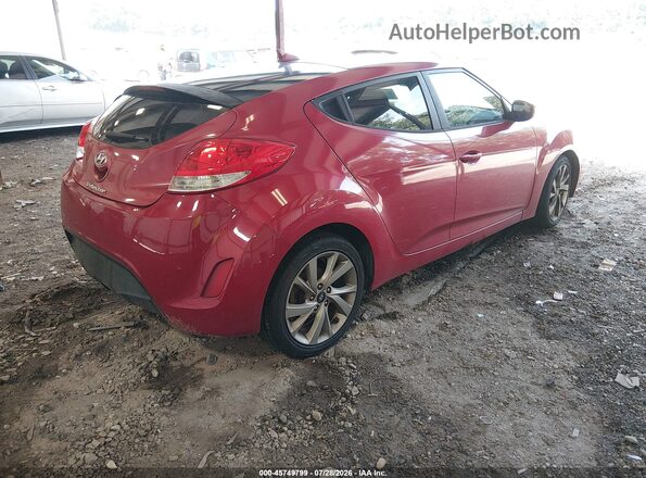 KMHTC6AD0GU285256 2016 HYUNDAI VELOSTER Red Հետևի աջ