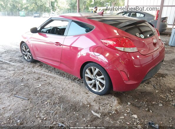 KMHTC6AD0GU285256 2016 HYUNDAI VELOSTER Red Հետևի ձախ