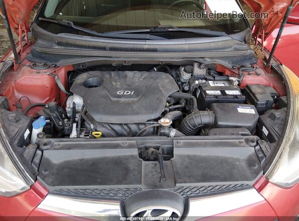 KMHTC6AD0GU285256 2016 HYUNDAI VELOSTER Red Հետևի տեսք