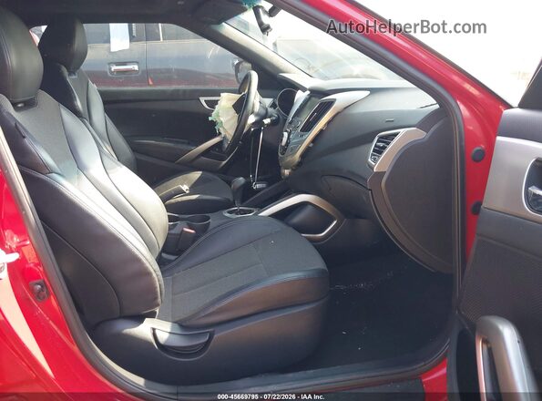 KMHTC6AD0GU289100 2016 HYUNDAI VELOSTER Red Front interior view