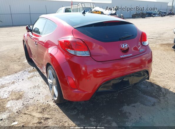 KMHTC6AD0GU289100 2016 HYUNDAI VELOSTER Red Rear left