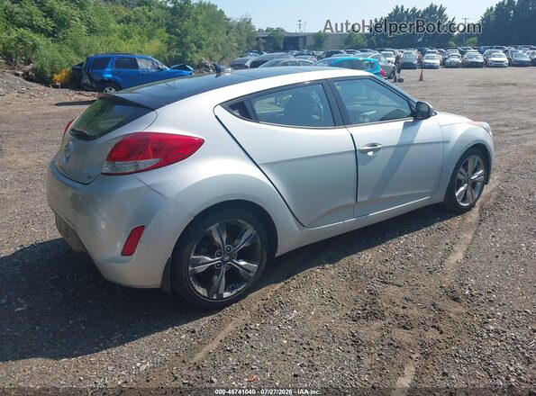 KMHTC6AD0GU293227 2016 HYUNDAI VELOSTER Silver Trasero derecho