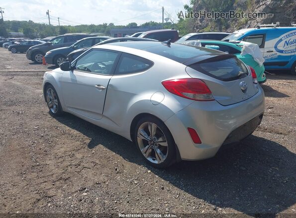 KMHTC6AD0GU293227 2016 HYUNDAI VELOSTER Silver Trasero izquierdo