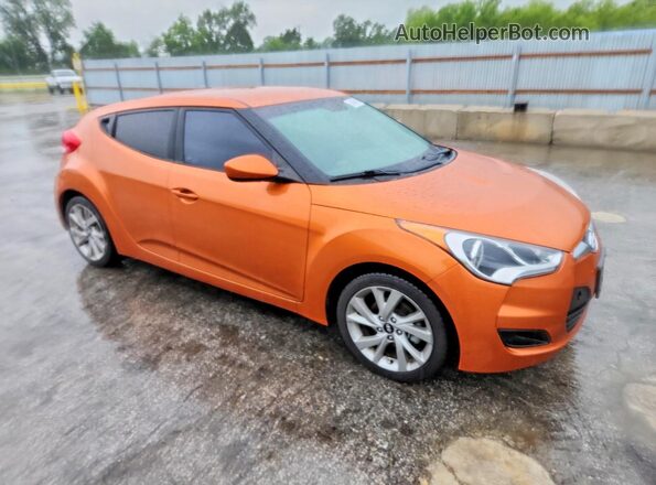 KMHTC6AD0GU301150 2016 HYUNDAI VELOSTER Orange Delantero derecho