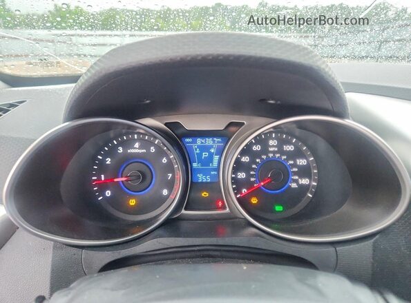 KMHTC6AD0GU301150 2016 HYUNDAI VELOSTER Orange Vista del cuadro de instrumentos
