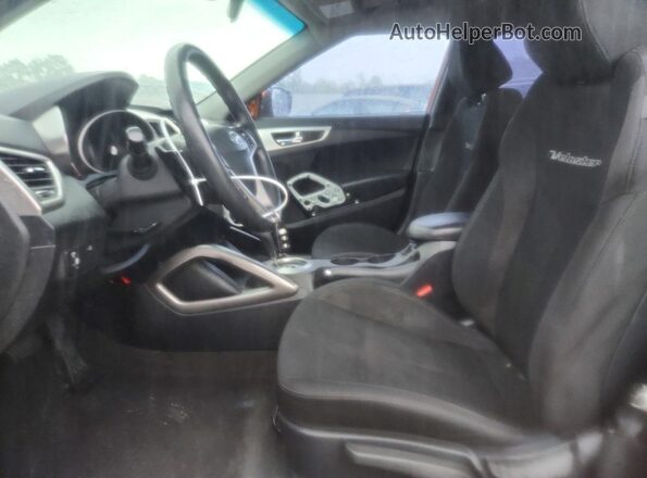 KMHTC6AD0GU301150 2016 HYUNDAI VELOSTER Orange Vista interior delantera