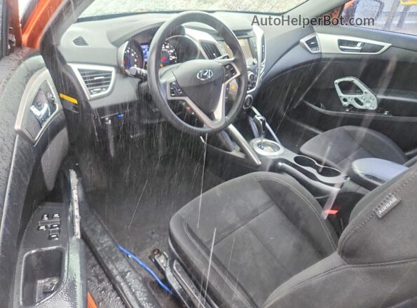KMHTC6AD0GU301150 2016 HYUNDAI VELOSTER Orange Vista del salpicadero